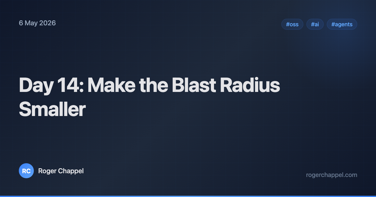 Day 14: Make the Blast Radius Smaller