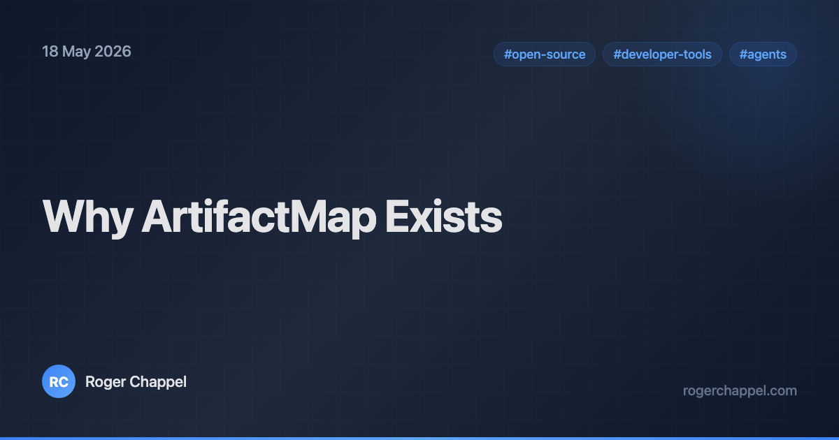 Why ArtifactMap Exists