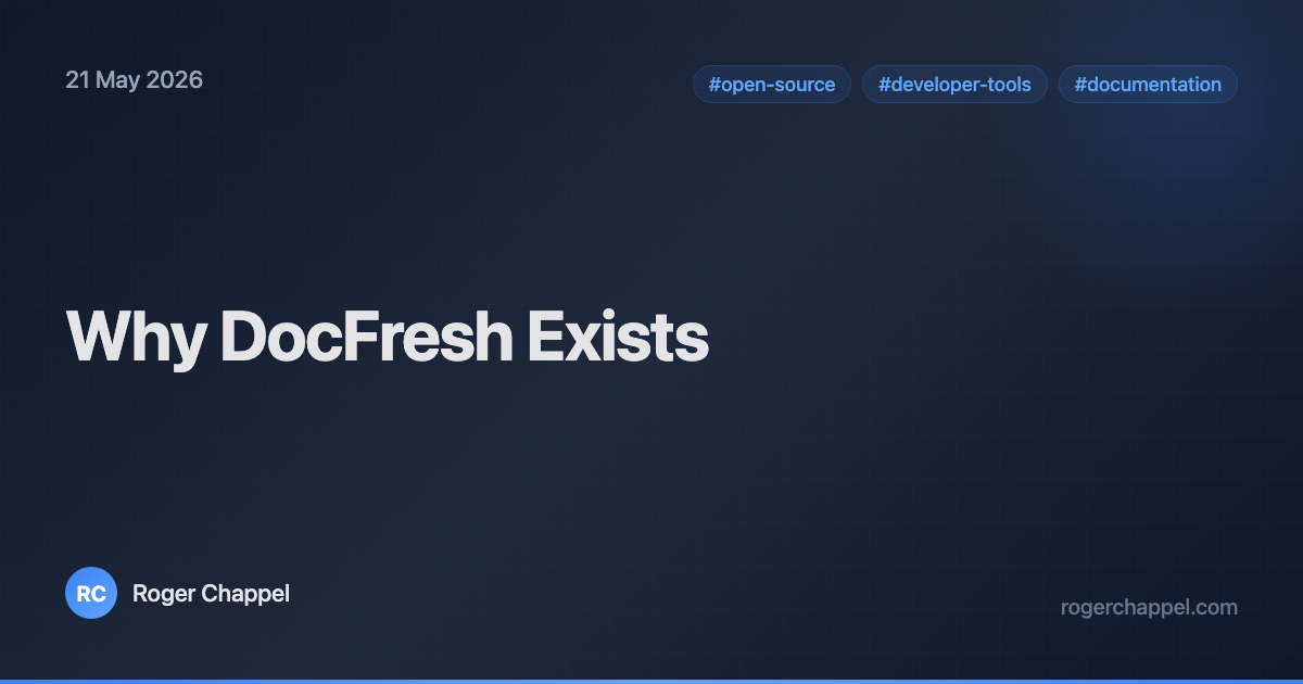 Why DocFresh Exists