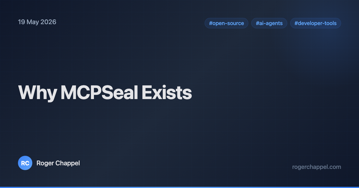 Why MCPSeal Exists