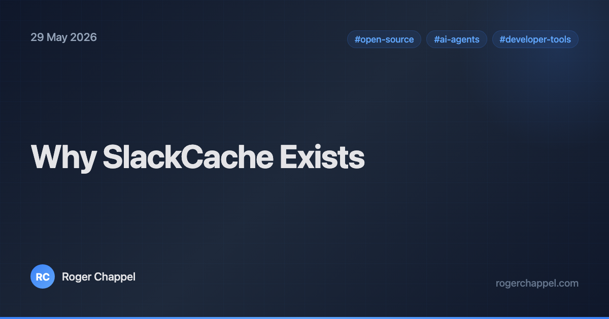 Why SlackCache Exists