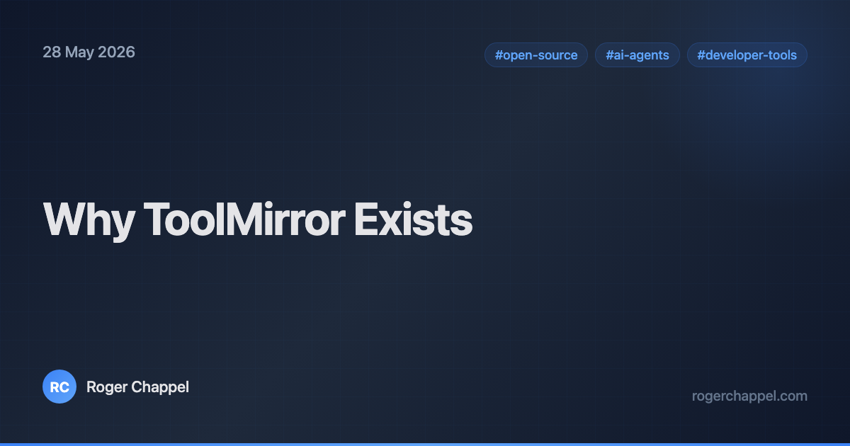 Why ToolMirror Exists