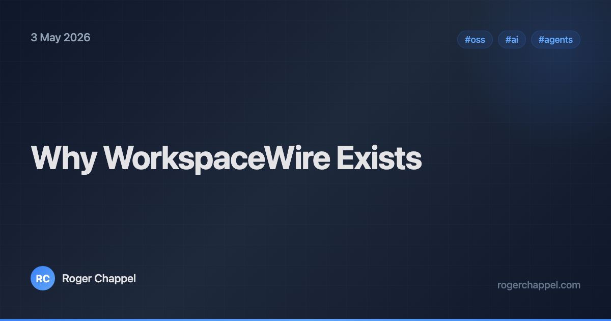 Why WorkspaceWire Exists